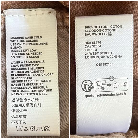 Urban Outfitters BDG Bella Baggy Carpenter Jeans Women's Size 34 Brown Loose NWT - Picture 7 of 12